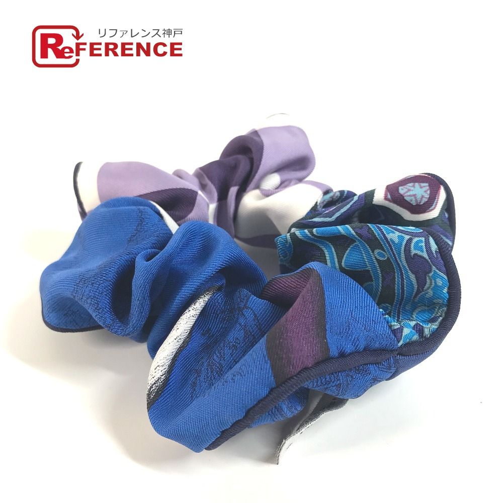 エルメス シュシュ クラウディア Claudia シルク HERMES ヘアゴム ヘア