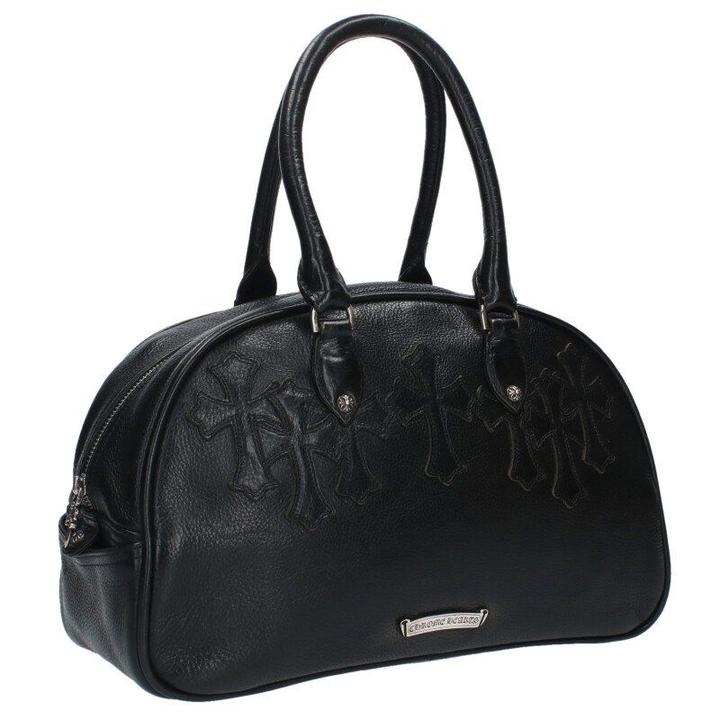 クロムハーツ GYM SM/ジムバッグ 現行型CHチャーム付きスモールレザー  