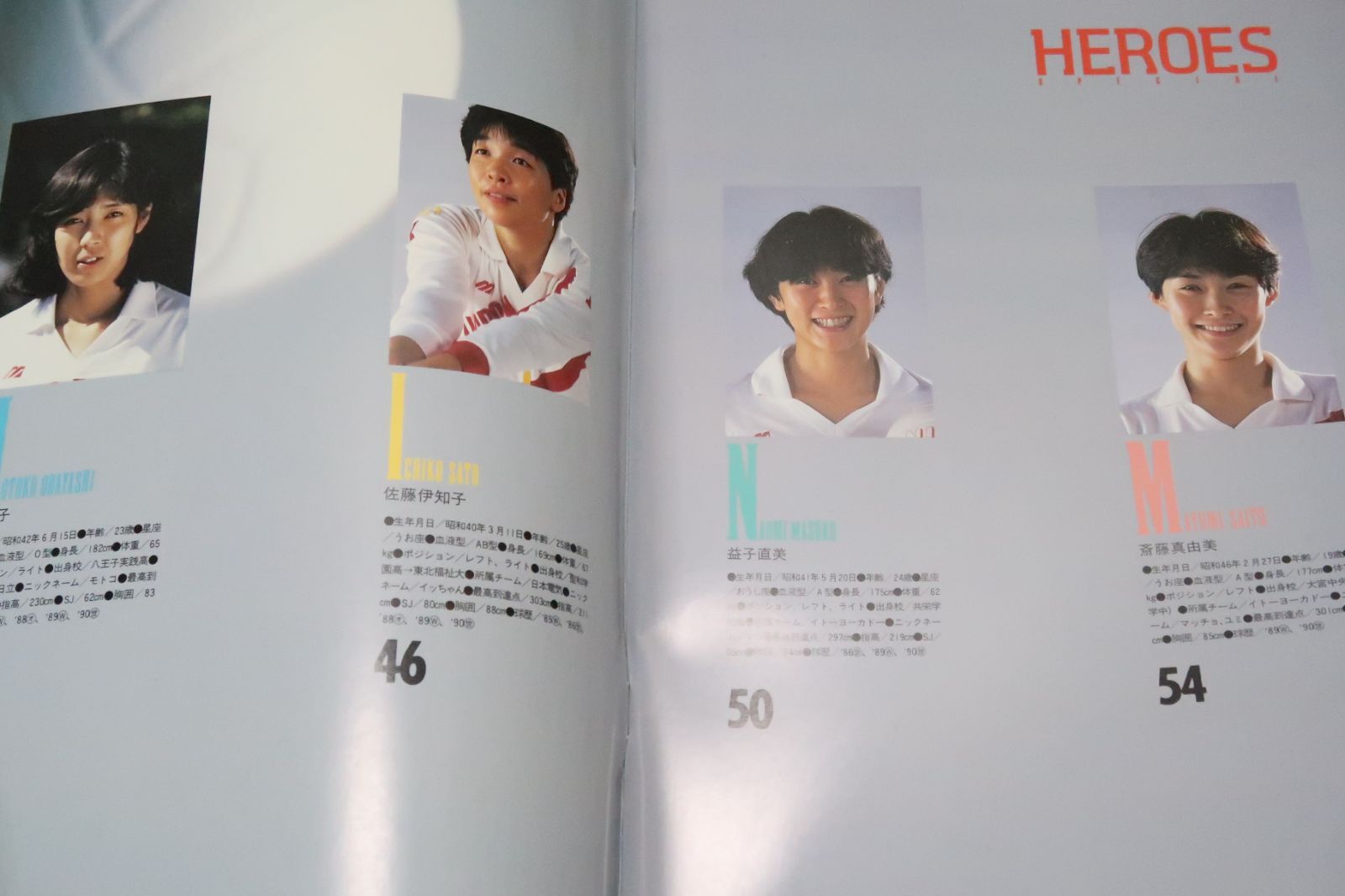 バレーボール・全日本写真集ヒーローズ・スペシャル/B4写真集