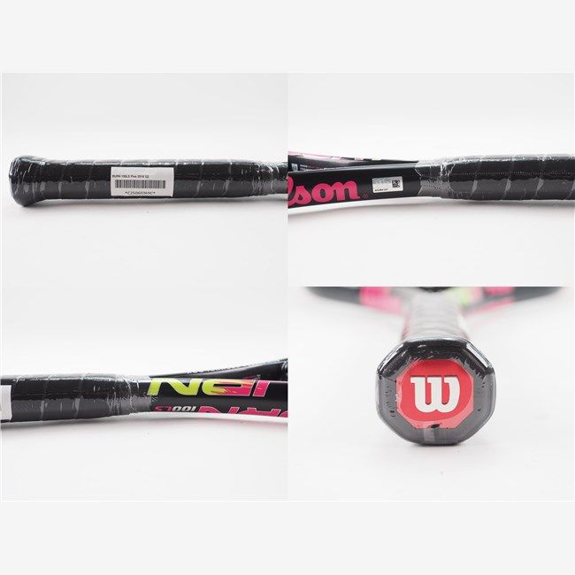中古 テニスラケット ウィルソン バーン 100エルエス ピンク 2016年モデル (G2) WILSON BURN 100LS Pink 2016 (c25060369c) Wilson 中古 テニスラケット ウィルソン バーン 100エルエス