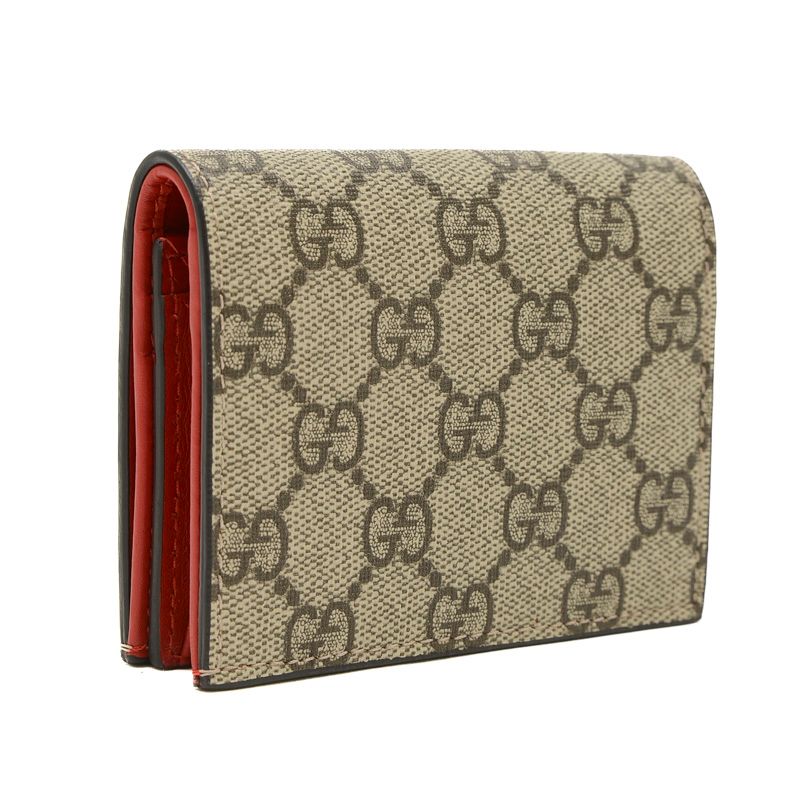 美品 ✨ GUCCI 折り財布 チェリー GGスプリーム GUCCI グッチ GGスプリーム チェリー ミニウォレット 二つ折り