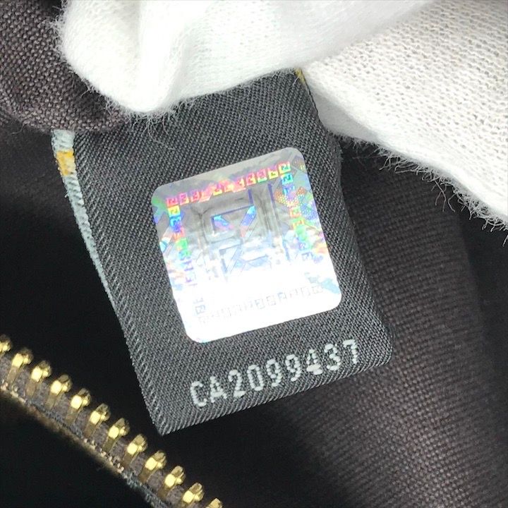 Fendi FFロゴハンドバッグ ブラウン/ブラック 良品 FENDI フェンディ ズッカ FFロゴ ゴールド金具 キャンバス