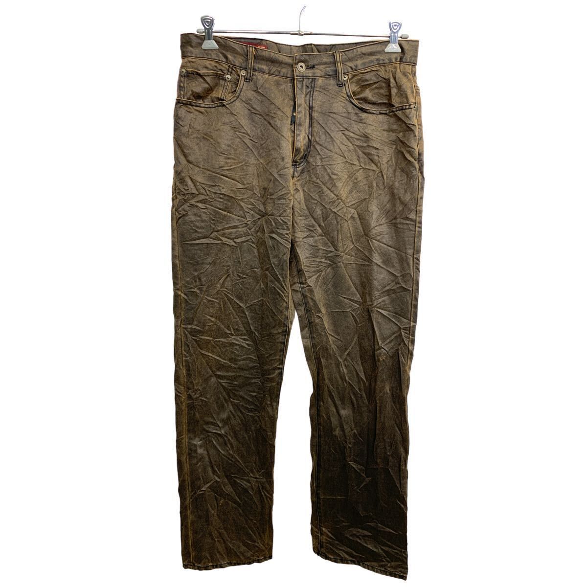 Marlboro Classics デニムパンツ W36 マルボロ ビッグサイズ ブラウン