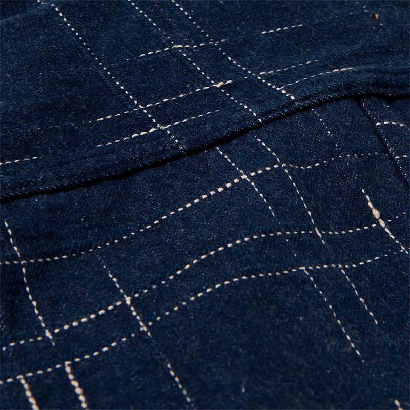 STUDIO D'ARTISAN ステュディオ・ダ・ルチザン 乱れ絣デニムジャケット