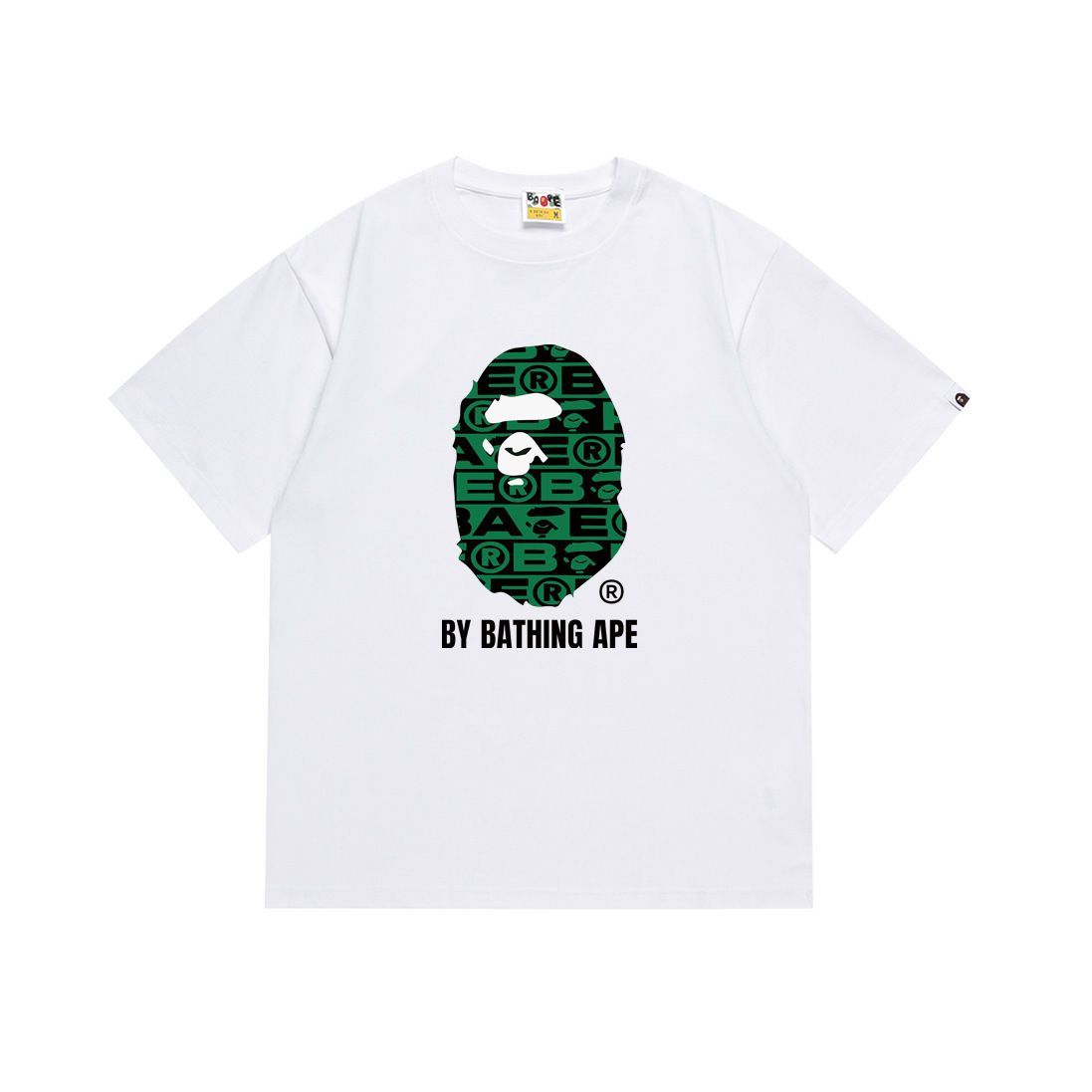 A BATHING APE アベイシングエイプ 半袖Tシャツ 白 L メンズ A BATHING APE アベイシングエイプ 半袖Tシャツ 白 L メンズ