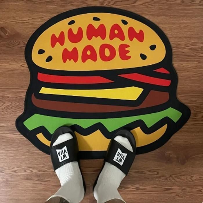 特価商品】 68×70cm 送料無料 HUMAN MADE ラグマット ヒューマンメイド