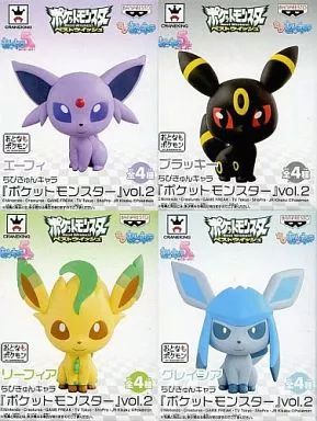 トレーディングフィギュア　全4種セット 「ちびきゅんキャラ ポケットモンスター ベストウイッシュ vol.2」 中古】トレーディングフィギュア 全4種セット 「ちびきゅん