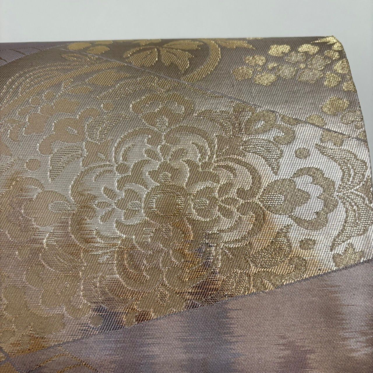 名古屋帯 裂取 花唐草 織り出し 開き名古屋 正絹 着物 MA-585 - メルカリ