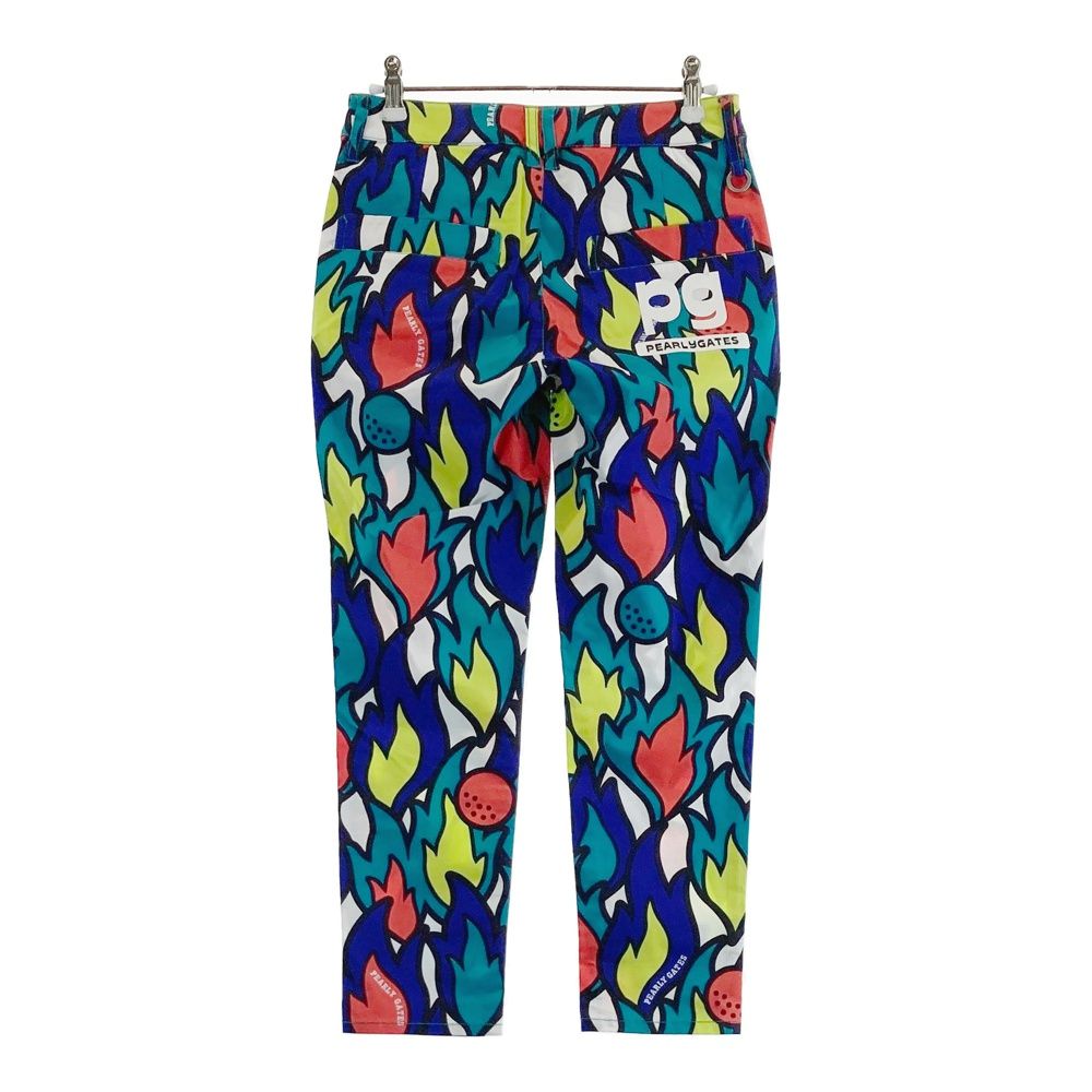 サイズ 00 PEARLY GATES パーリーゲイツ ストレッチパンツ 総柄 グリーン系 240101533411 ゴルフウェア レディース ストスト