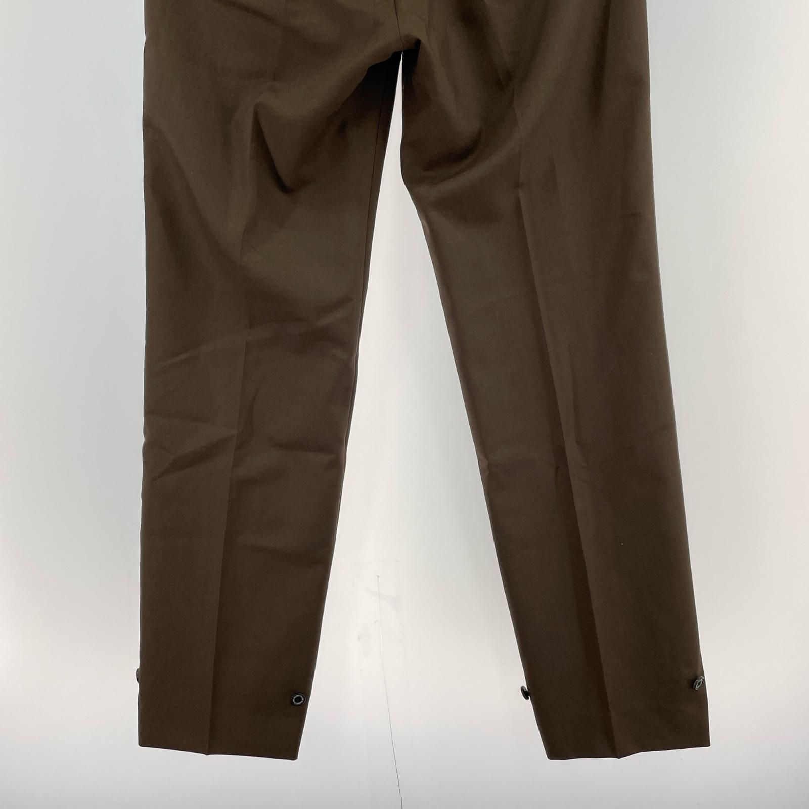 DAIRIKU Deck Detail Wool Slacks 未使用タグ付き DAIRIKU 20SS Deck detail wool slacks 29 ﾌﾞﾗｳﾝ - メルカリ