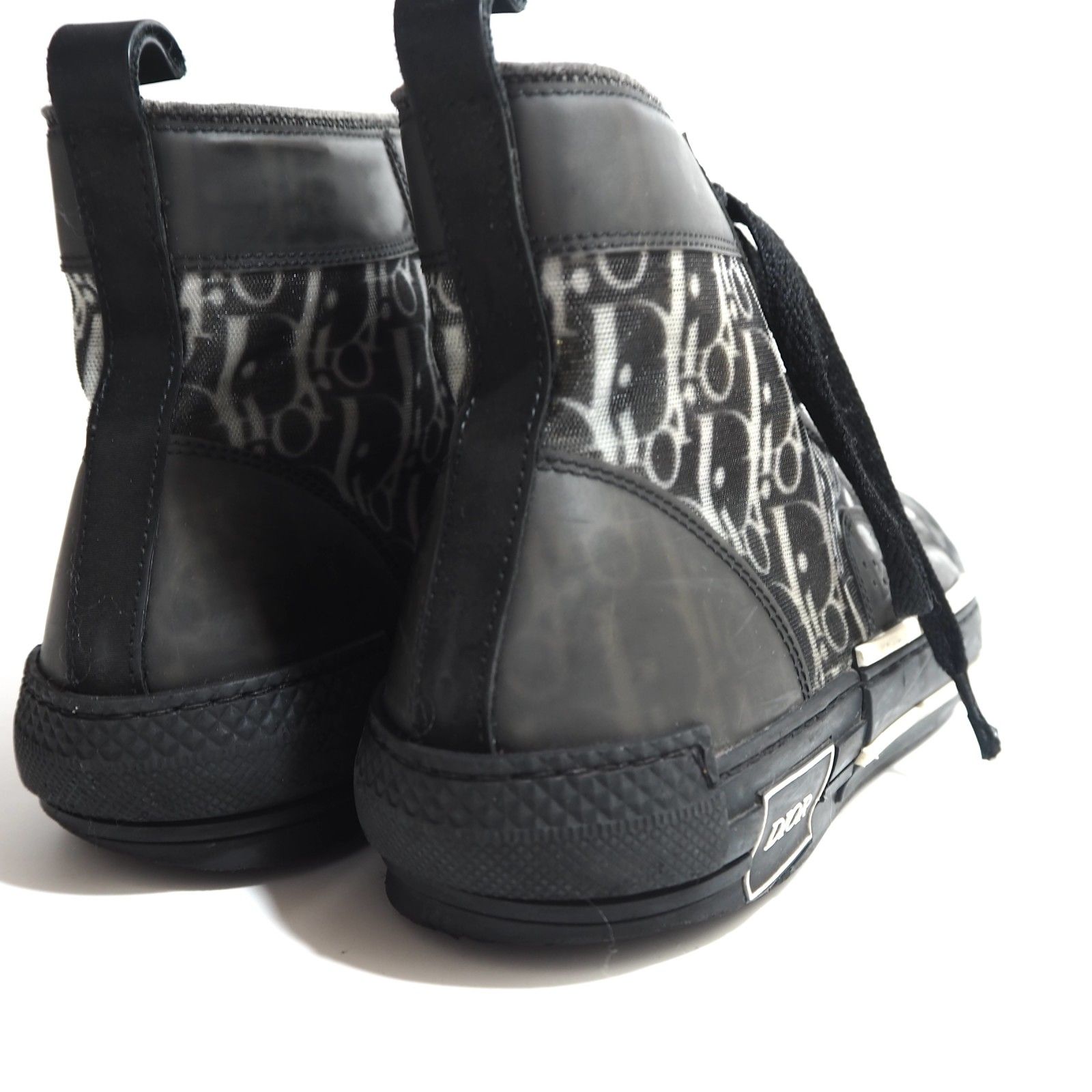 □ディオール DIOR B23 ハイトップ スニーカー オブリーク 42
