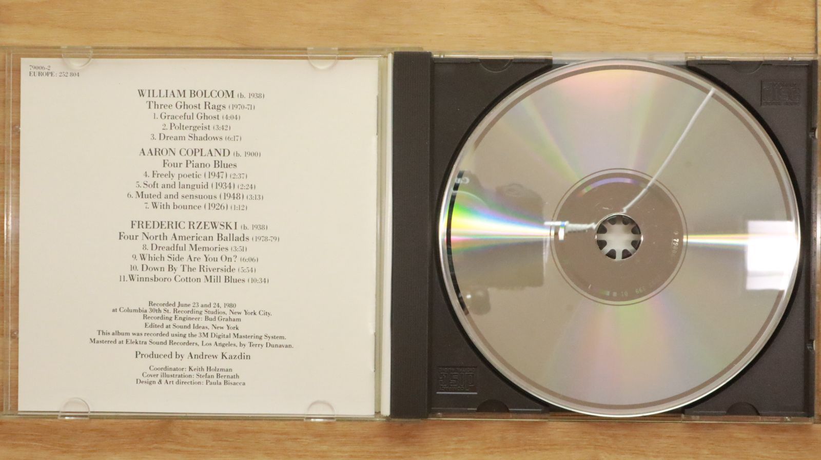 中古CD☆ポール・ジェイコブス/Paul Jacobs□ ピアノのためのブルース