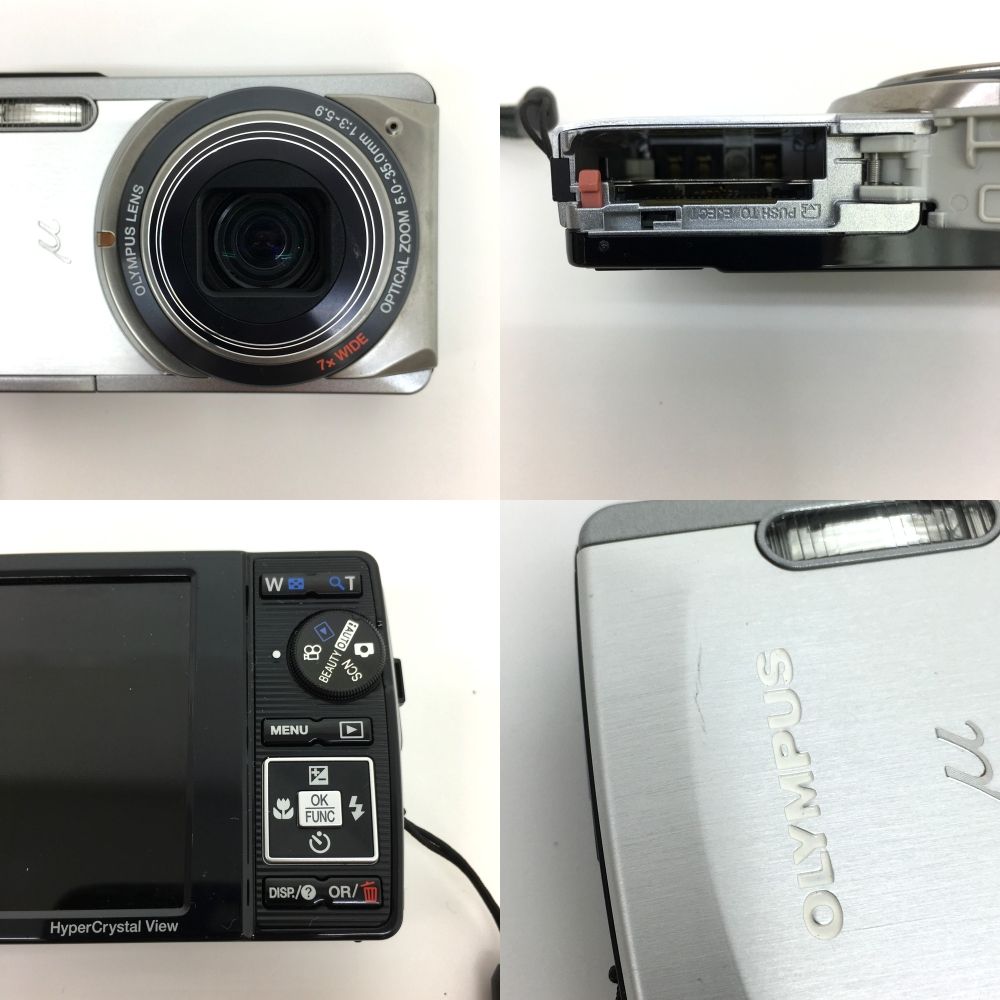 オリンパス OLYMPUS u-7020 コンパクトデジタルカメラ シルバー 小型 薄型