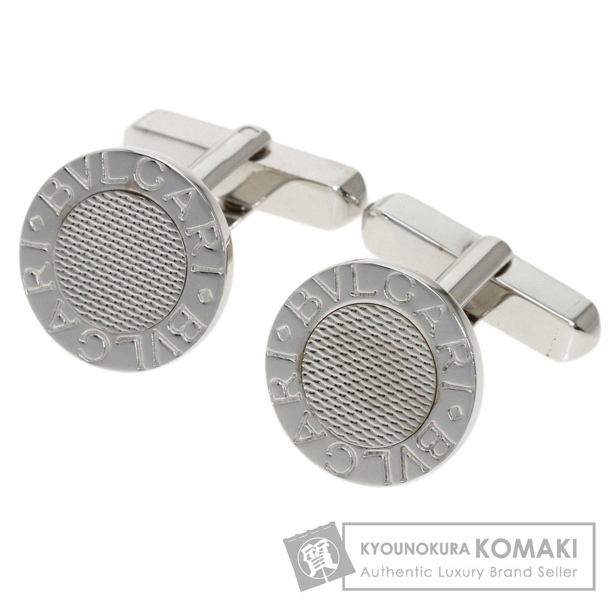 BVLGARI ブルガリ ブルガリブルガリ カフス K18WG メンズ