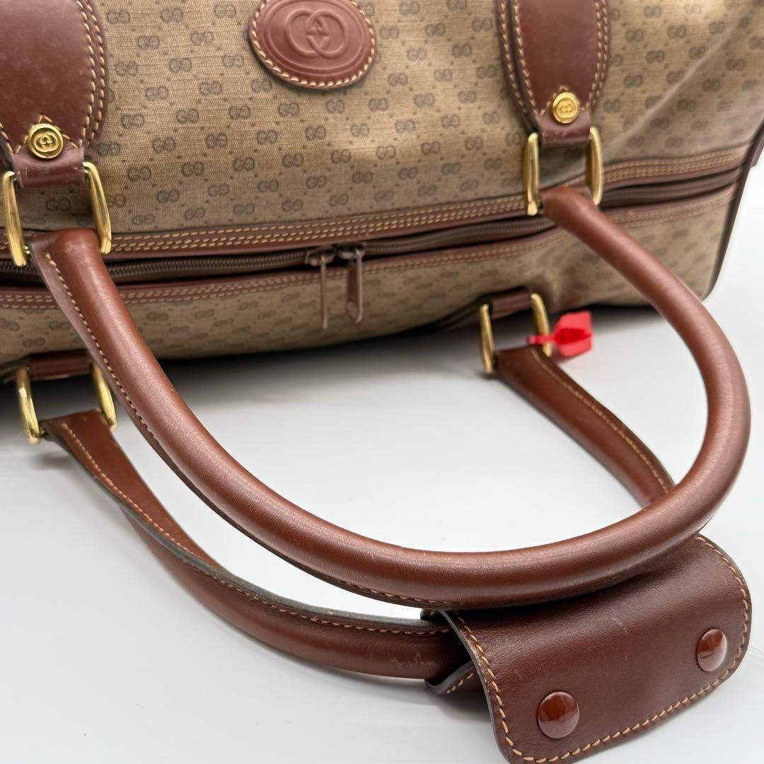 良品】GUCCI ボストンバッグ トラベルバッグ ヴィンテージ ブラウン