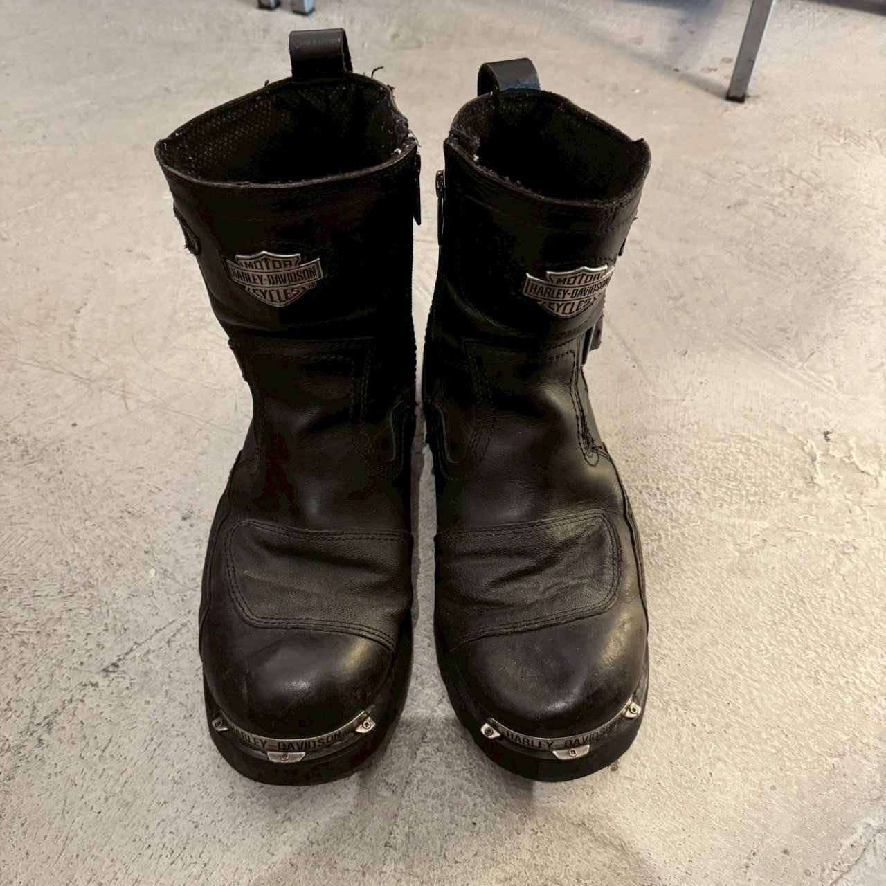 ハーレーダビッドソンブラックレザーブーツ ハーレーダビッドソン