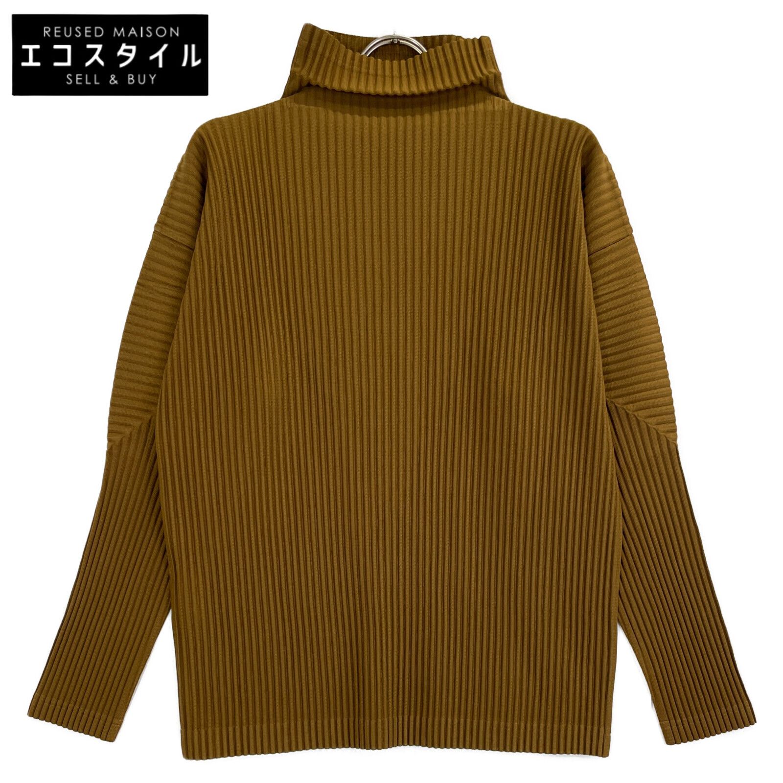 HOMME PLISSE ISSEY MIYAKE オムプリッセ イッセイミヤケ HP91JK102 ﾌﾞﾗｳﾝ ﾀ-ﾄﾙﾈｯｸ Tｼｬﾂ 3