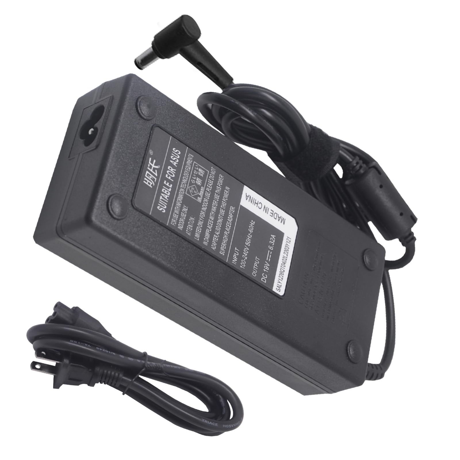 新品 ASUS対応 ADP-120ZB BB ADP-120RH B PA-1121-28 A15-120P1A PA-1121-04交換用充電器 ACアダプター 19V 6.32A 120W 5.5mm*2.5mm【急速充電】電源アダプター 【明氏】Zenb
