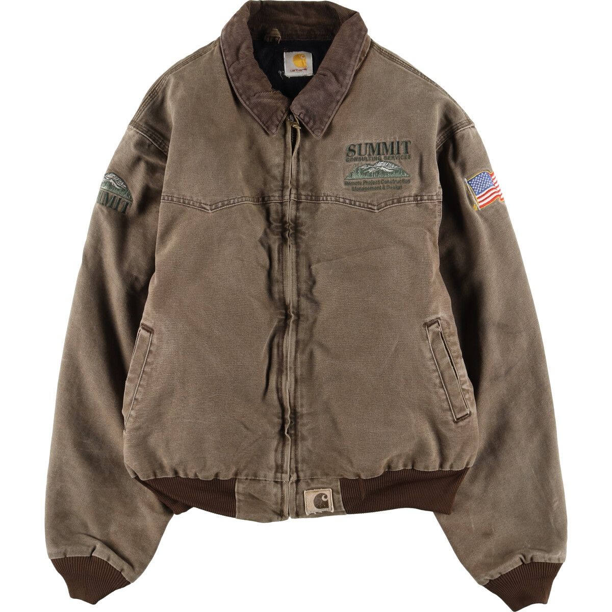 古着 カーハート Carhartt サンタフェジャケット ダックワークブルゾン メンズXL相当/evb009312