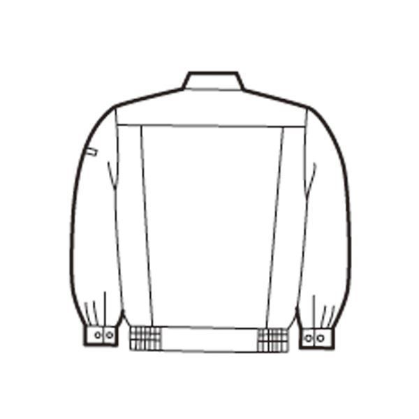 まとめ 長袖ブルゾン 制電ソフトツイル ブルー Mサイズ ×3セット