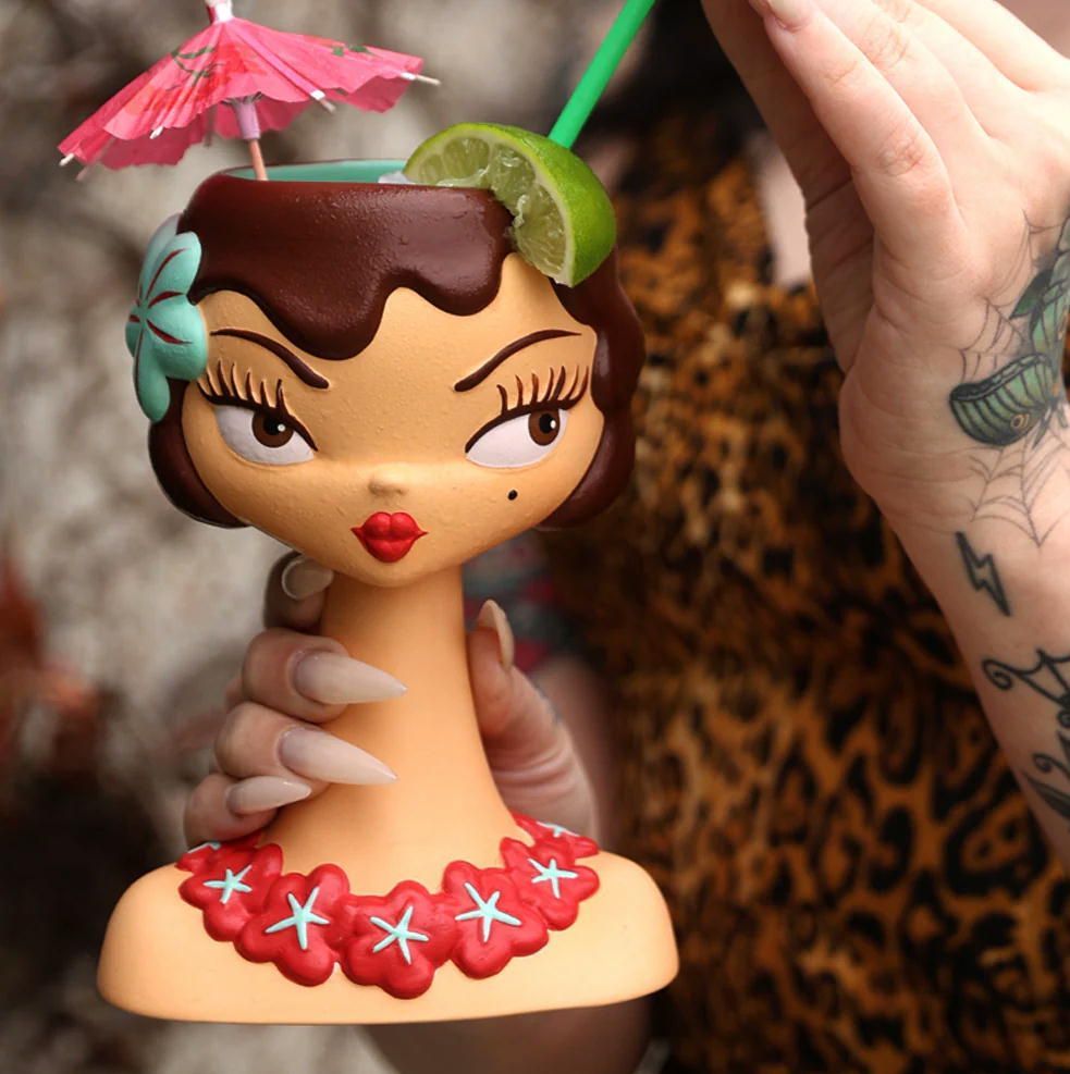 Tiki Farm ティキ ファーム マグ The Seductress Chalice by Claudette Barjoud aka Miss Fluff MUG 雑貨