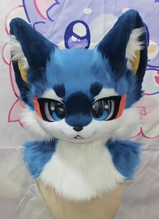 着ぐるみヘッド(ネコ) 着ぐるみヘッド 猫 NO.116 オレンジ色 全頭ヘッド ケモノ ファースーツ