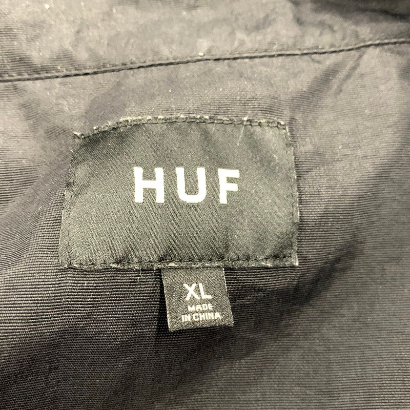 現状渡し品】HUF ハフ HALF ZIP PULLOVER ハーフ ジップ プル