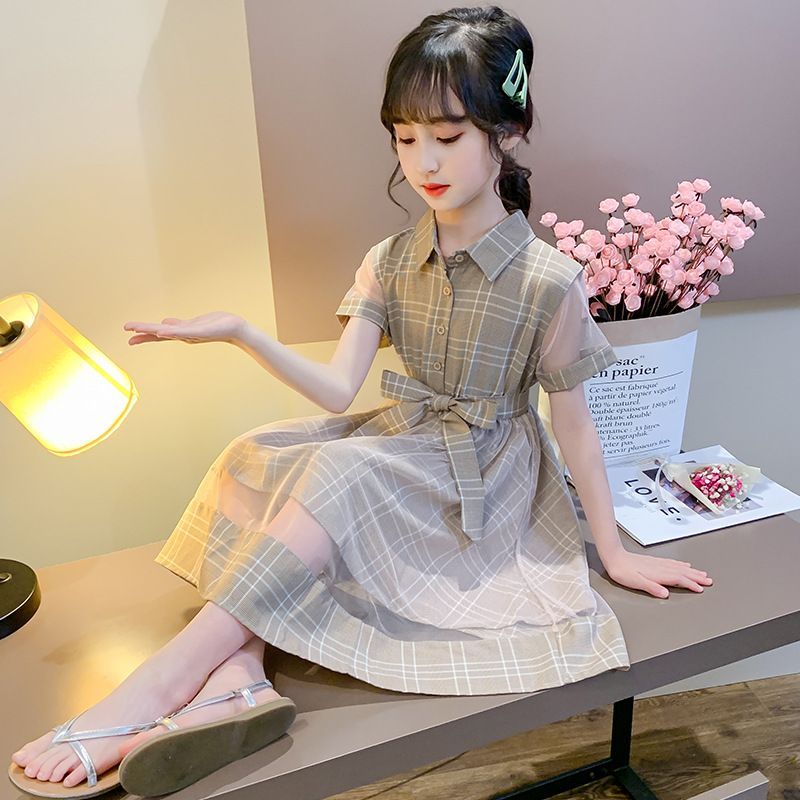 ワンピース ビッグリボン 女の子 キッズ ジュニア 韓国子供服 夏ワンピ  