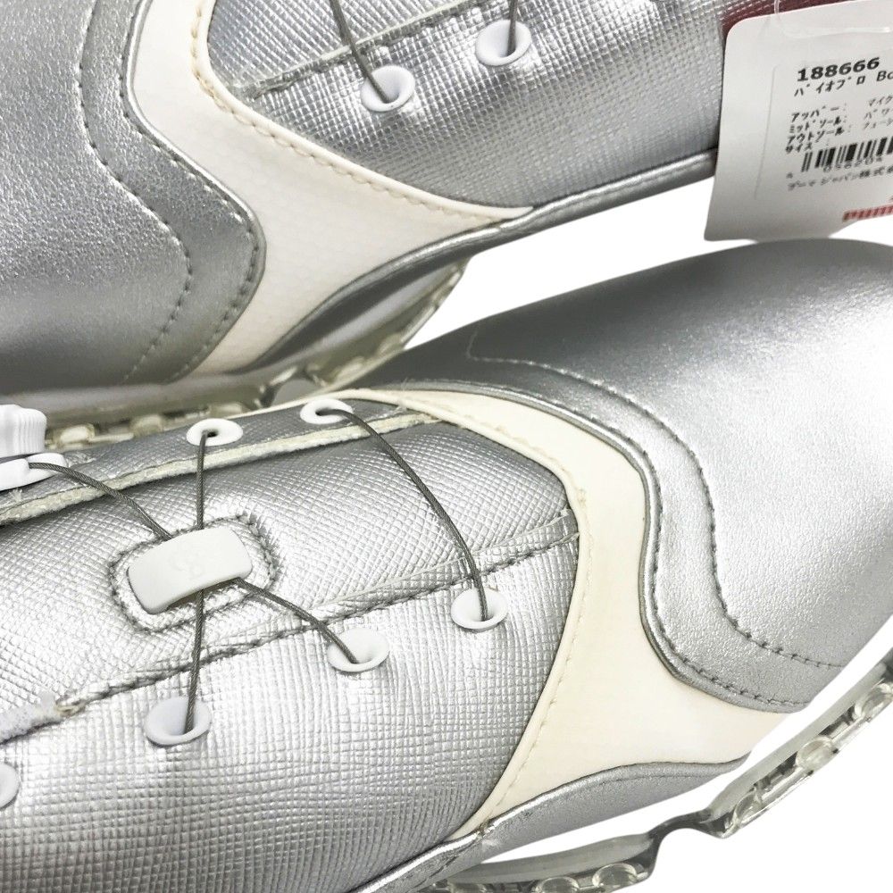 PUMA GOLF プーマゴルフ 188666 04 ゴルフシューズ BIOPRO BOA  シルバー系 24 [240101442076] ゴルフウェア レディース ストスト 楽天市場】PUMA GOLF プーマゴルフ 188666 04 ゴルフシューズ
