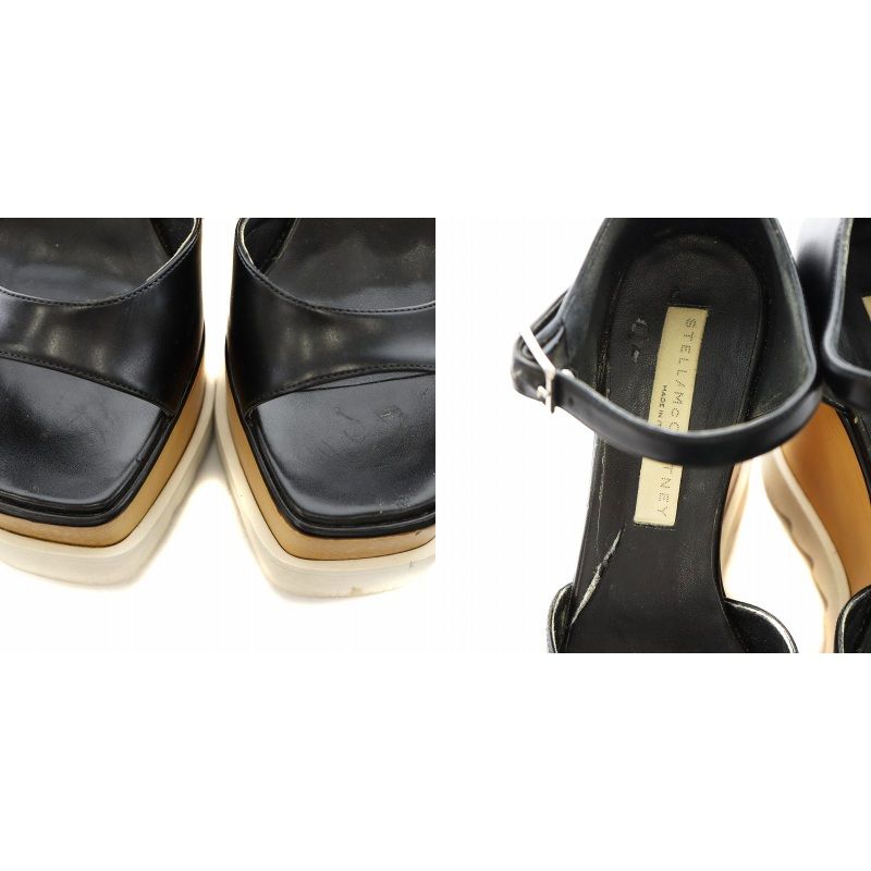 ステラマッカートニー　エリス　厚底　サンダル　ストラップ　EU37　美品 ステラマッカートニー STELLA McCARTNEY エリス サンダル