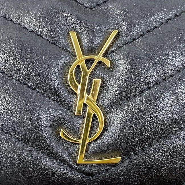 サンローラン キーリング付き コインケース ブラック TGN438386119  