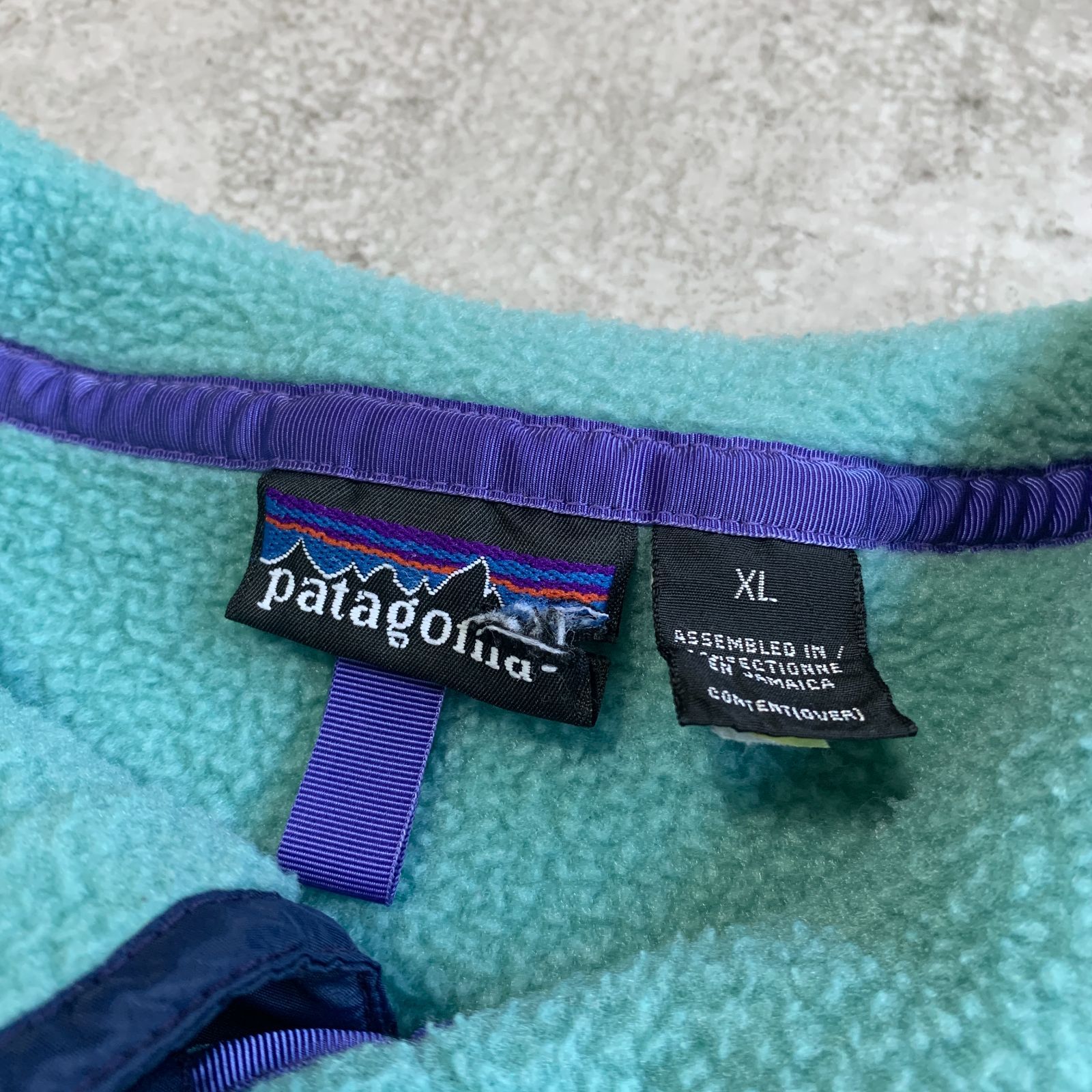 90s patagonia Synchilla Snap T Pullover 【Turquoise】 パタゴニア 