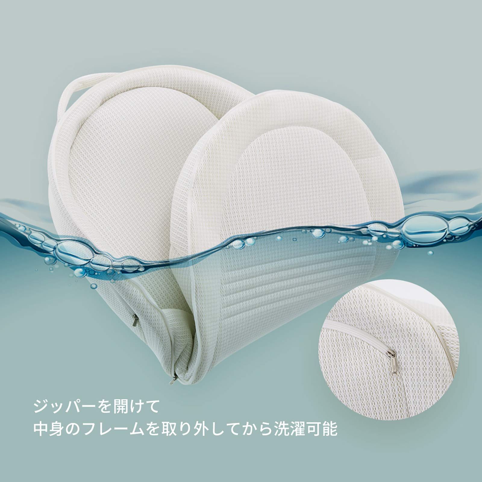 携帯型ベビーベッド 通気性