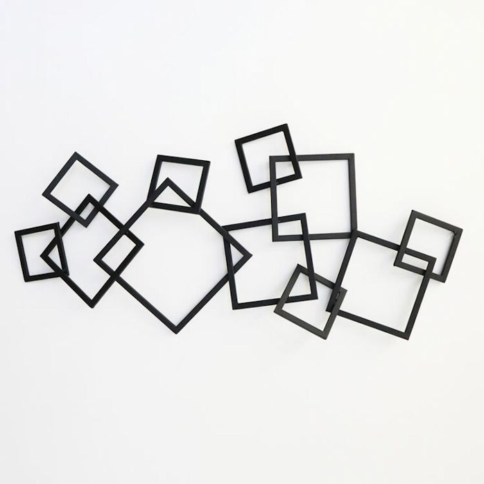 アイアンウォールアートパネル 幾何学 壁飾り ウォールデコ アートパネル 24