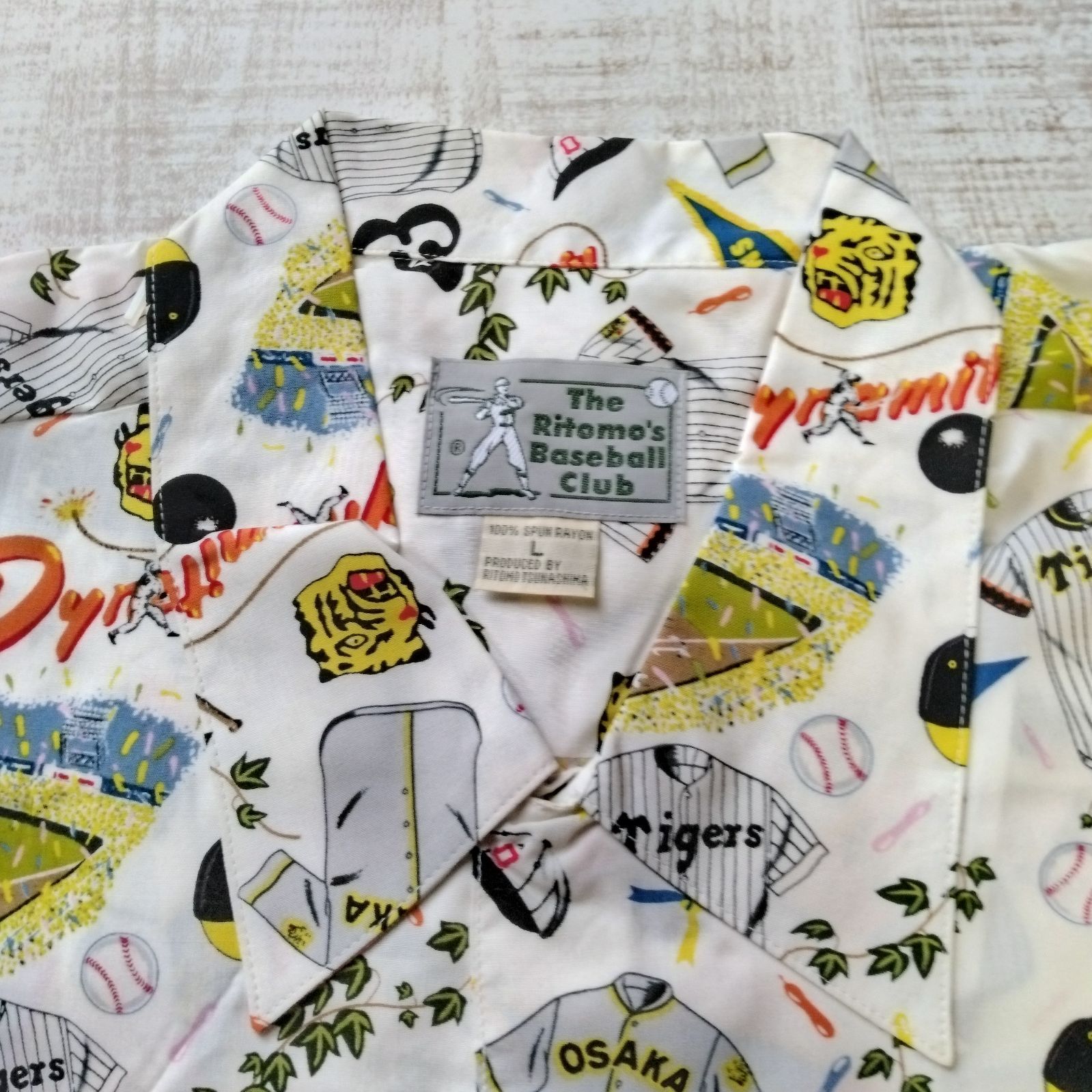 新品 阪神タイガース アロハシャツ Lサイズ デッドストック The