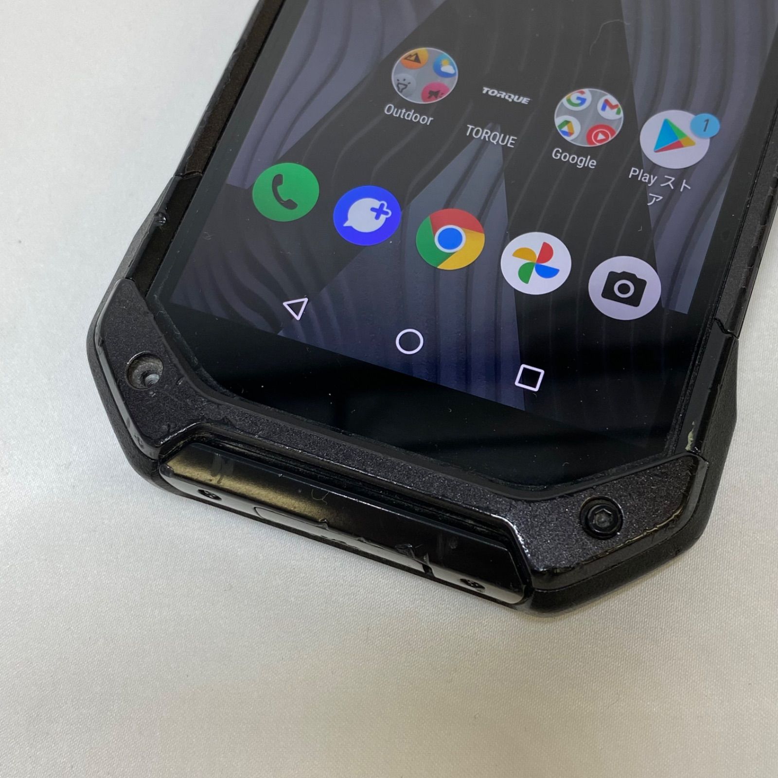 ☆【訳あり品】au TORQUE 5G 128GB KYG01 ブラック - メルカリ