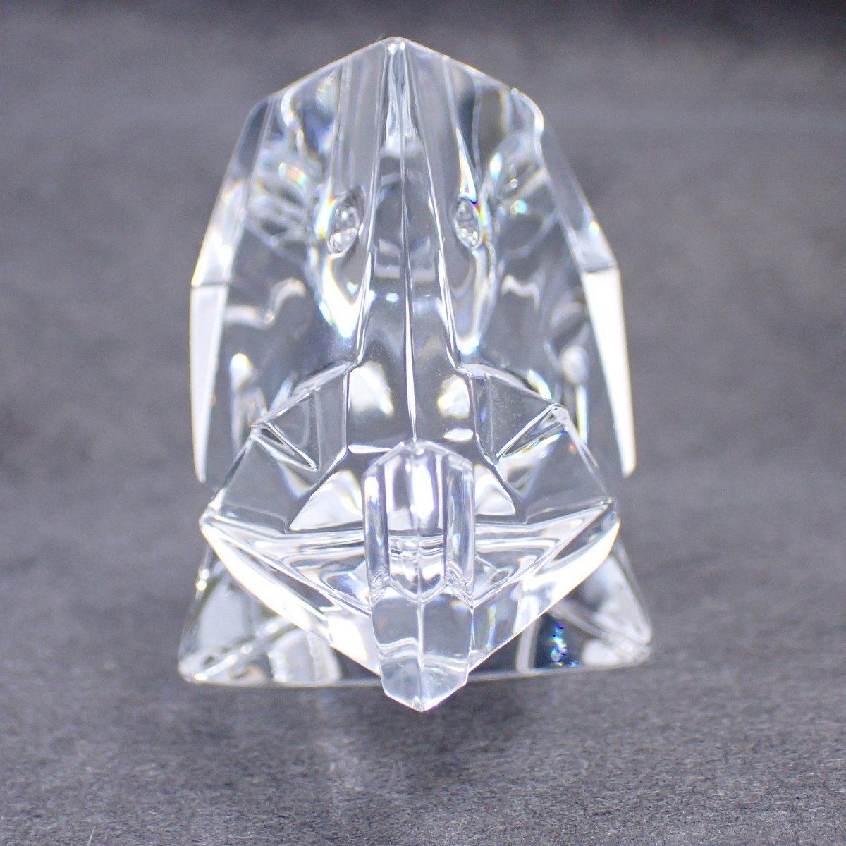 Baccarat バカラ 折り紙コレクション 象 置物 クリア【いおき質店