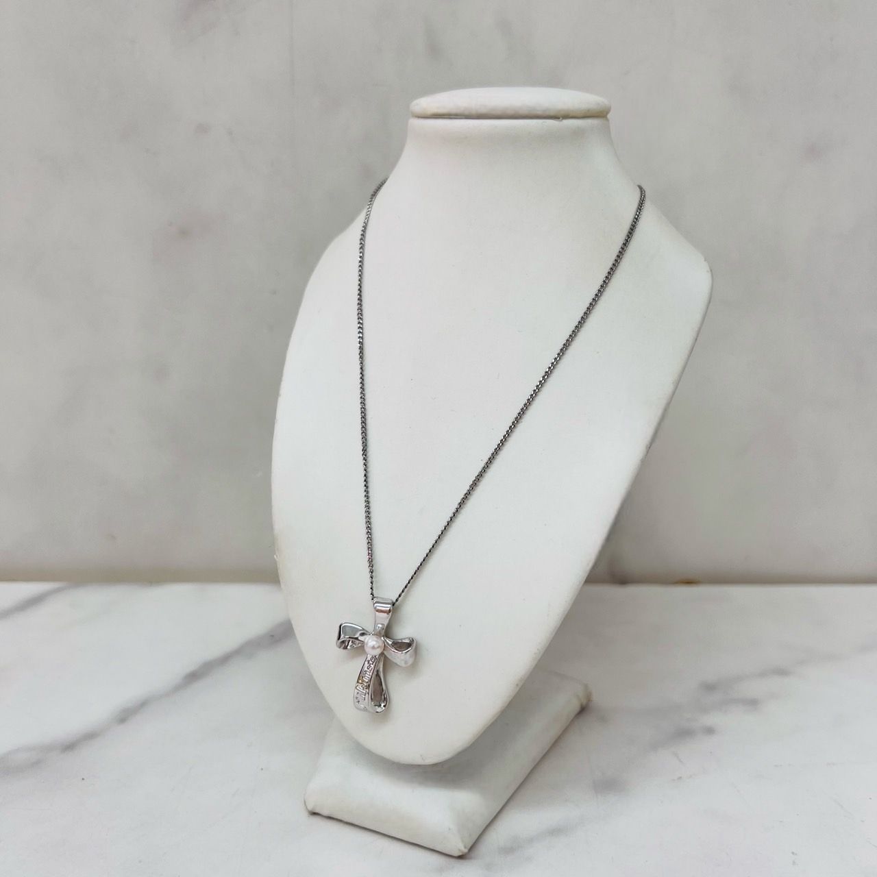 MIKIMOTO JALペンダント MIKIMOTO ミキモト JAL機 コラボ クロス ペンダント ネックレス