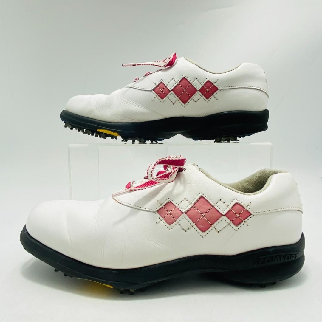 【新品】 FootJoy フットジョイ ゴルフシューズ 24cm FOOT JOY ゴルフシューズ レースアップ 24cm レディース フット