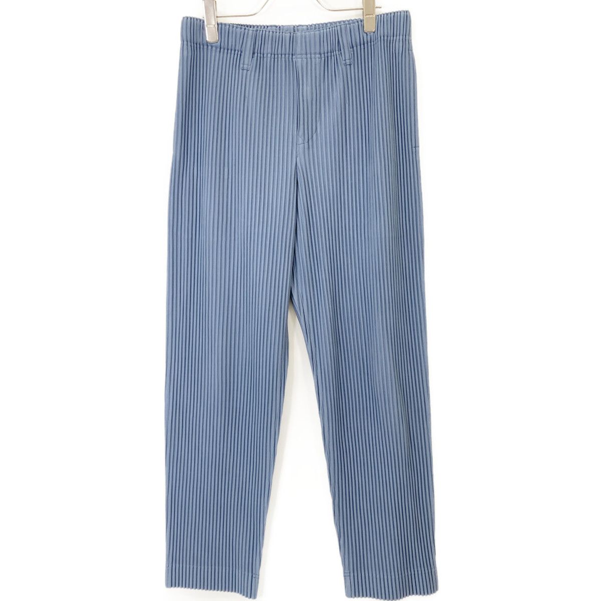 ISSEY MIYAKE 青色 プリーツ ガウチョパンツ HOMME PLISSE ISSEY MIYAKE オムプリッセ イッセイミヤケ ﾌﾞﾙｰ