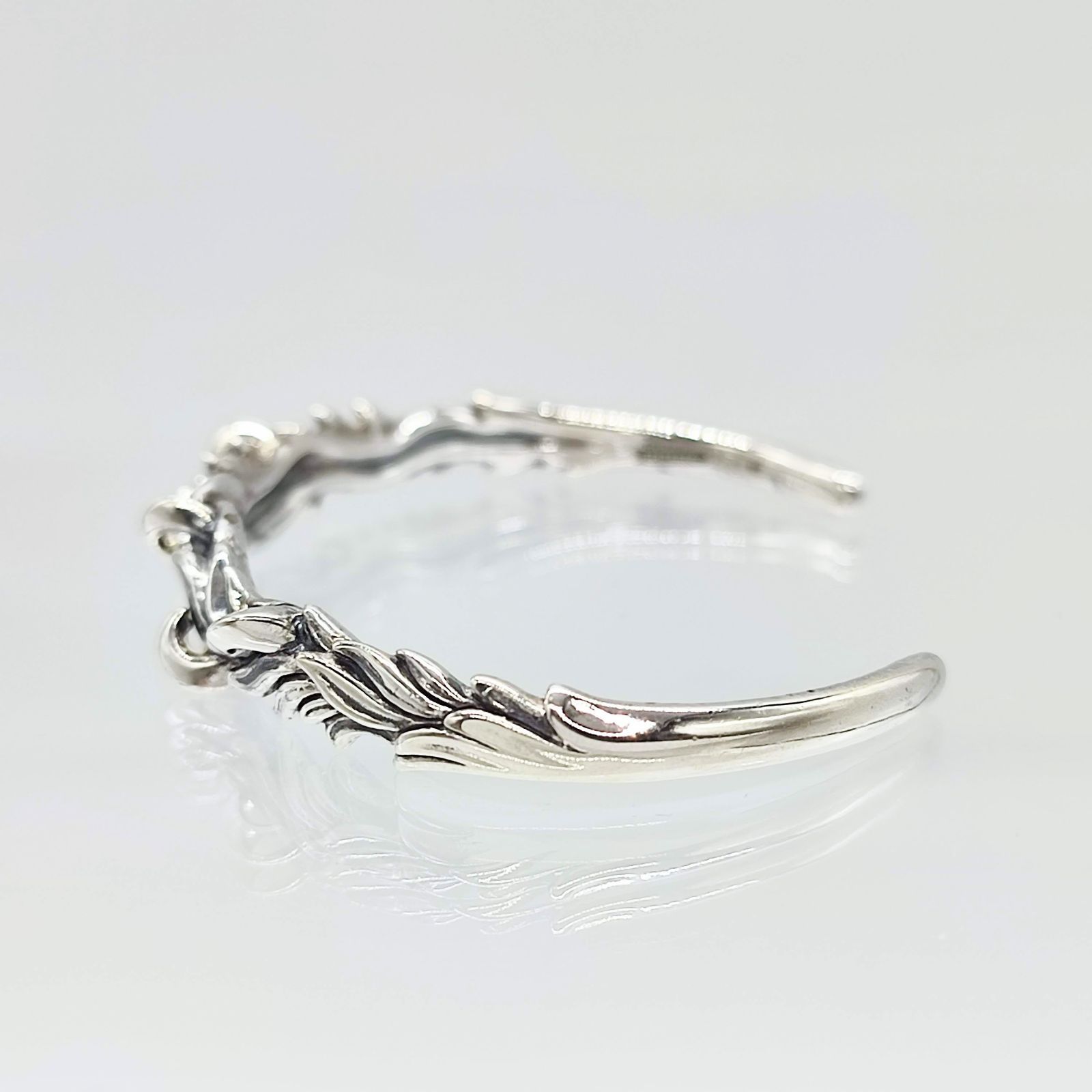 アルテミスクラシック ラファエル バングル silver 925 美品 美品】アルテミスクラシック ラファエルバングル クロス SILVER