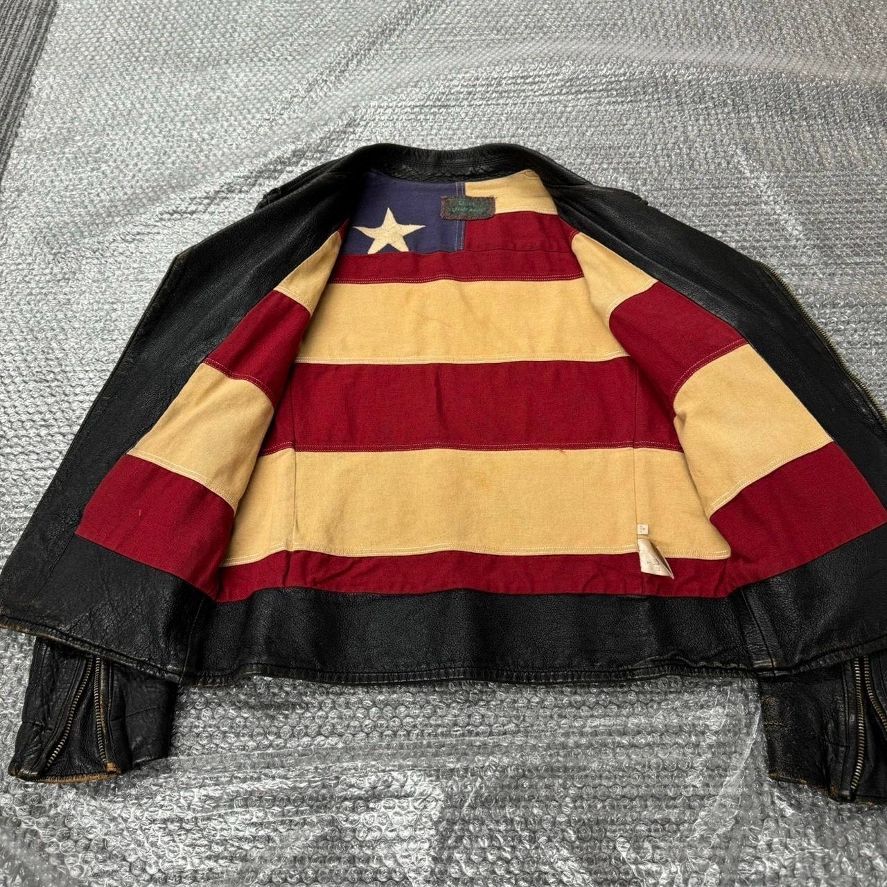 Ron Herman RH Vintage Leather Jacket Mサイズ ロンハーマン アールエイチ ヴィンテージ レザージャケット 中古