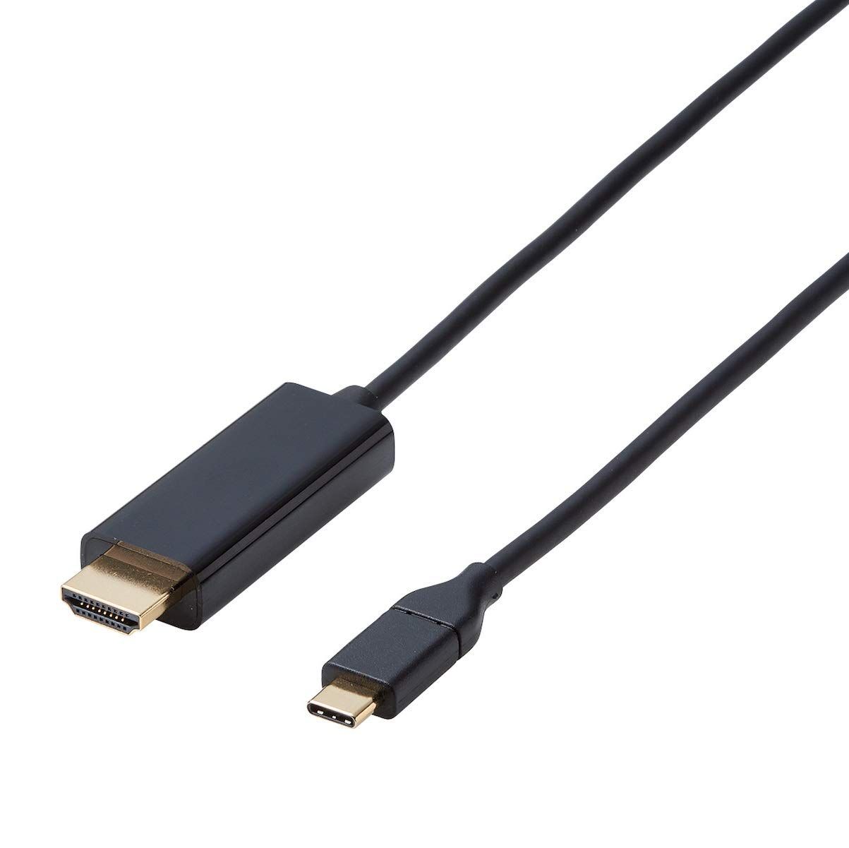 エレコム 変換ケーブル USB-C HDMI ケーブル 2.0m ブラック 【iPhone 16 シリーズ 対応検証済】 CAC-CHDMI20BK [2m]