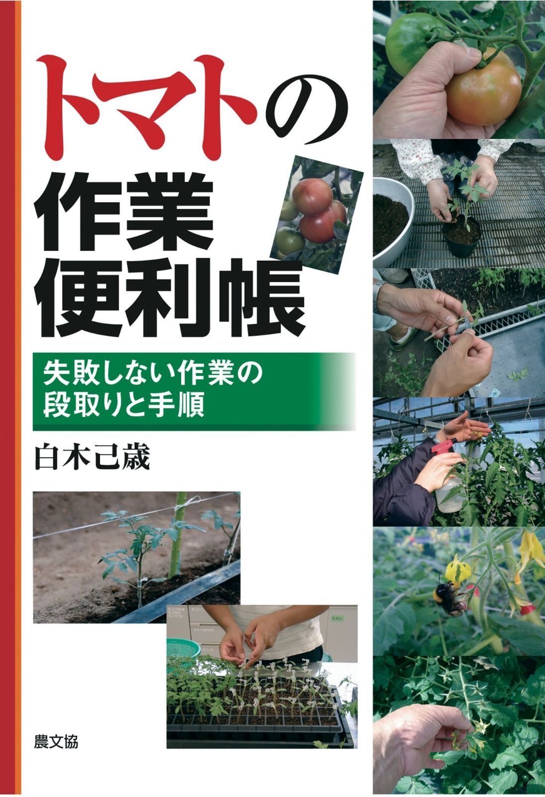 失敗しない作業の段取りと手順 トマトの作業便利帳: | 夏秋トマト・ミニトマト栽培マニュアル』後藤敏美著 最新 each トマトの作業便利帳: 失敗しない作業の段取りと手順