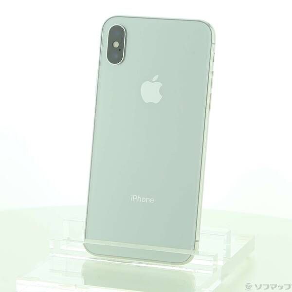 中古品〕 iPhoneX 256GB シルバー MQC22J／A SIMフリー【262