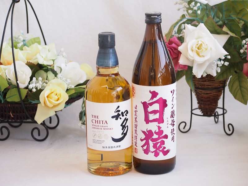 贈り物ギフト ジャパニーズウイスキーと本格麦焼酎対決セット 知多