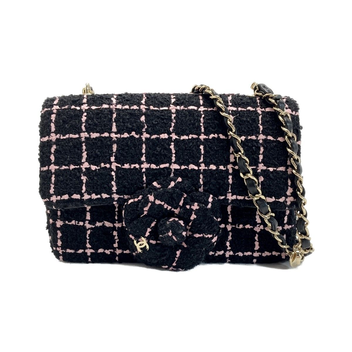 CHANEL シャネル ココマーク カメリア チェーンショルダーバッグ