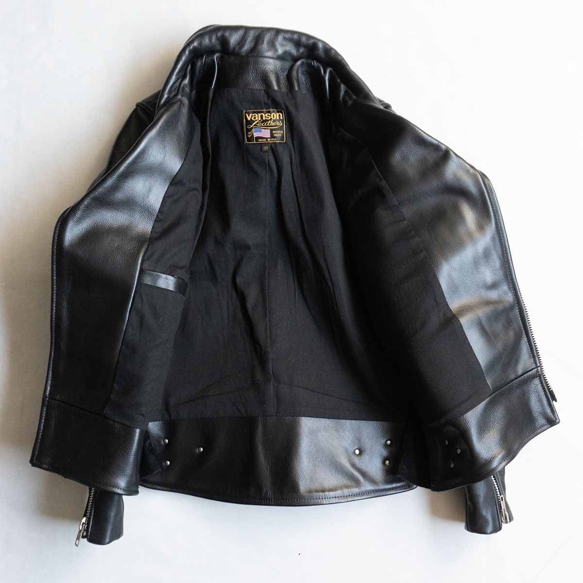 美品】 VANSON 【DOMINATOR ダブルライダースジャケット】38 USA 美品】 VANSON 【DOMINATOR ダブルライダースジャケット】38 USA