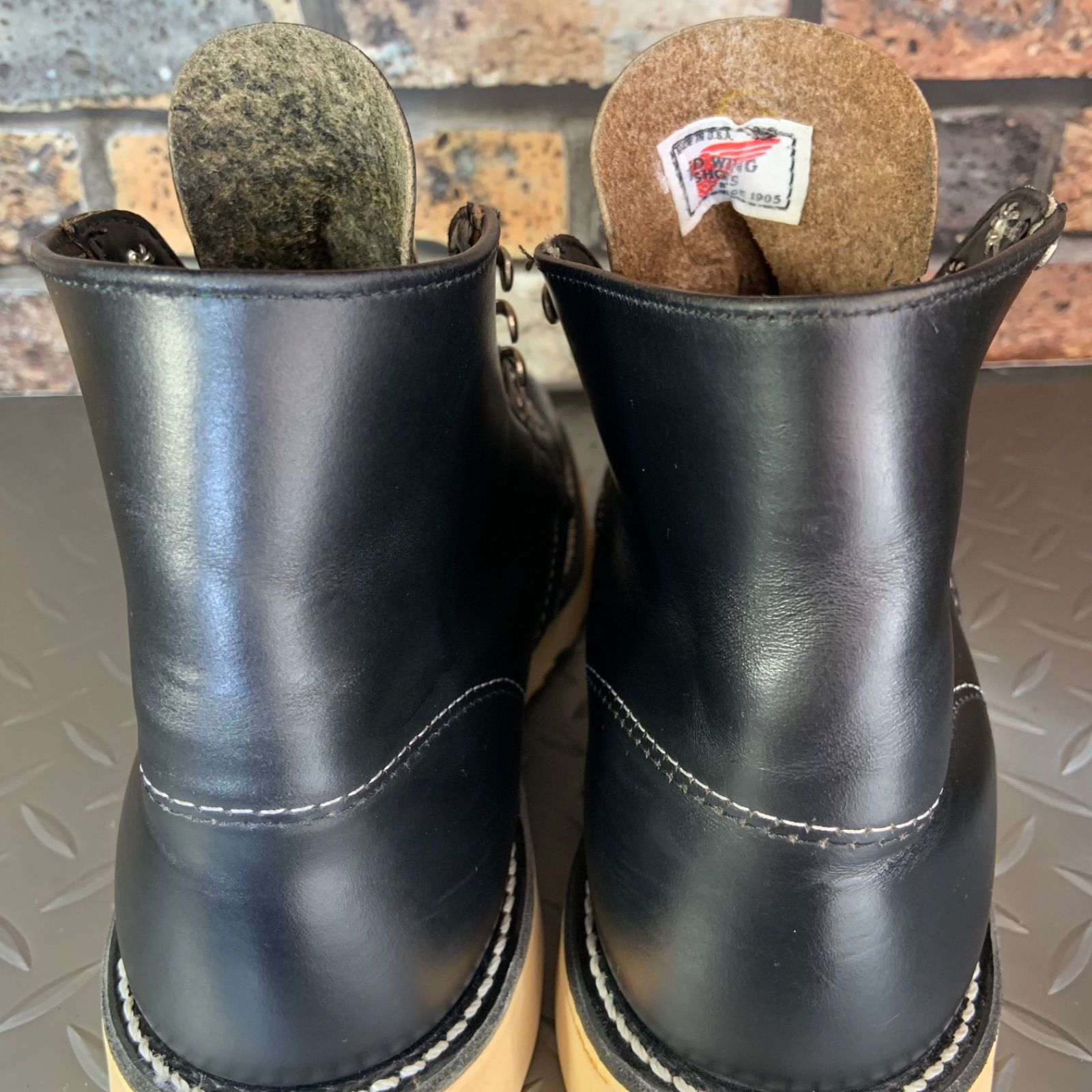 ☆REDWING 8165 プリントタグ ワークブーツ 希少 1996年製 茶芯