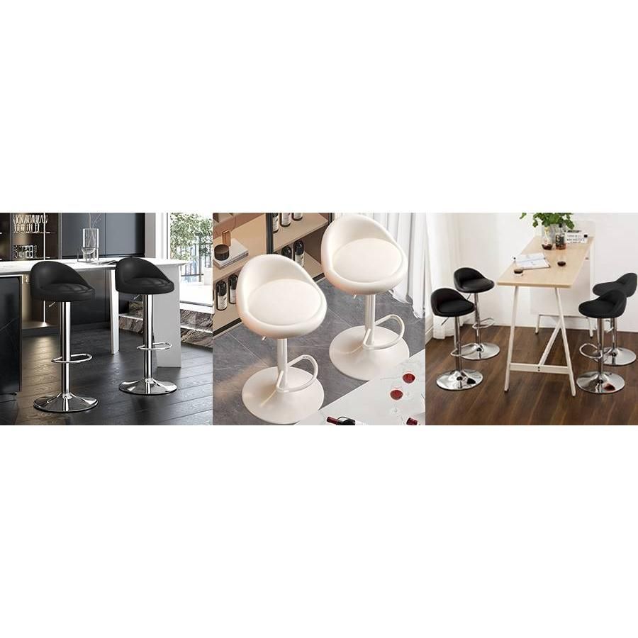 ＊グレー【2脚セット】＊カウンターチェア ハイチェア PUレザー×スチール脚 グレー【2脚セット】＊カウンターチェア ハイチェア PUレザー×スチール